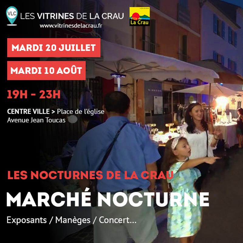 20 juillet 2021 – Marchés nocturnes à La Crau