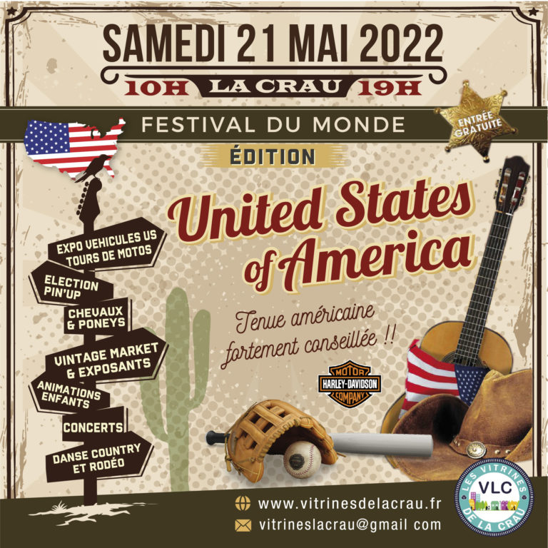 Lire la suite à propos de l’article Samedi 21 mai 2022 – Festival du Monde édition « USA »